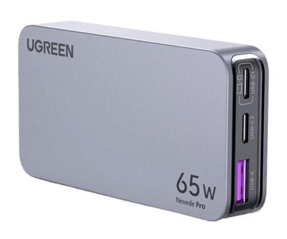 Ładowarka do smartfonów UGREEN Płaska ładowarka sieciowa Nexode Pro 65W GaN 2x USB-C + USB